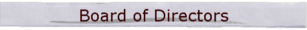 Board of Directors